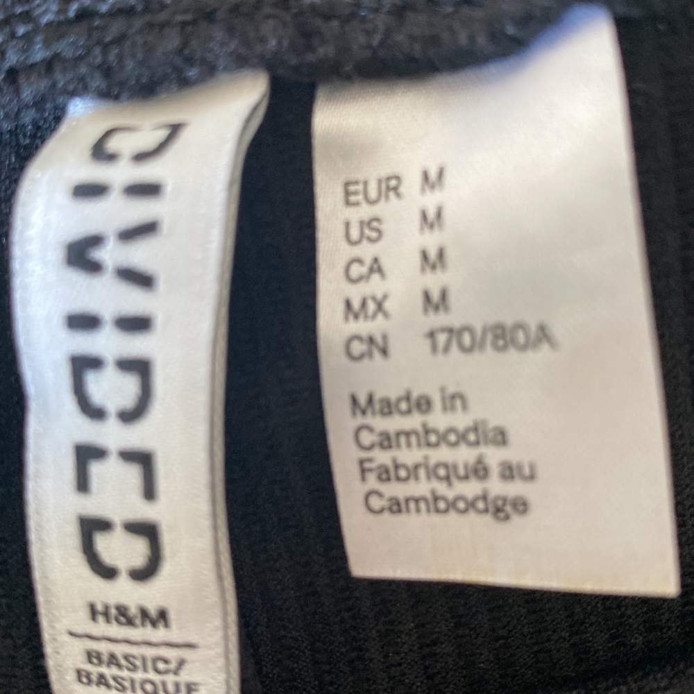 H&M ribbed basic leggings - Picture 3 of 8